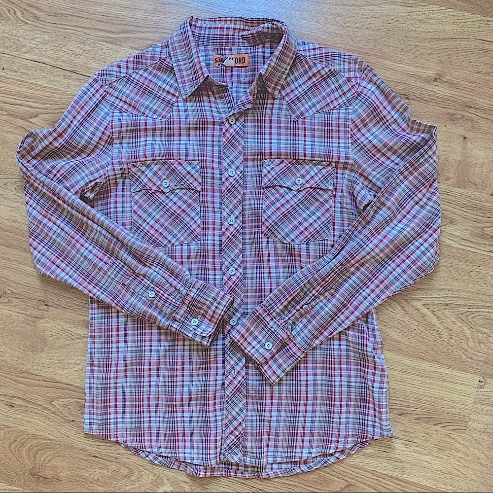 Stapleford Western Button down shirt. M